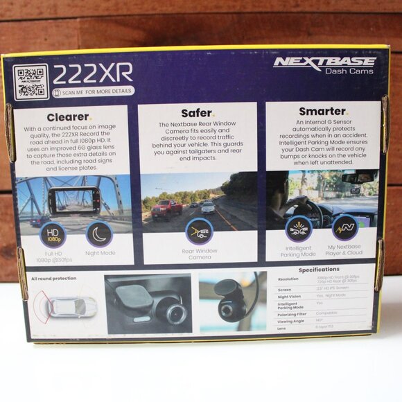 Nextbase 222XR Dash Cam Exclusive Bundle 1080p HD Front Rear Camera 32GB New - Picture 3 of 5